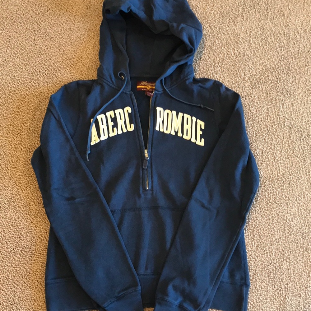 A&F | Vintage half zip hoodie